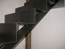 Treppe-Blechfaltung-Detail